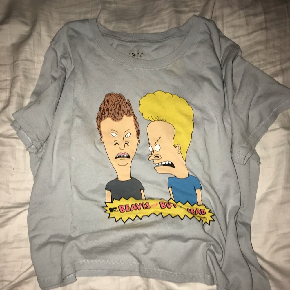 Beavis and Butthead mtv blue shirt